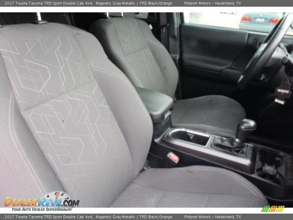2017 Toyota Tacoma TRD Sport Double Cab 4x4 Magnetic Gray Metallic / TRD Black/Orange Photo #25