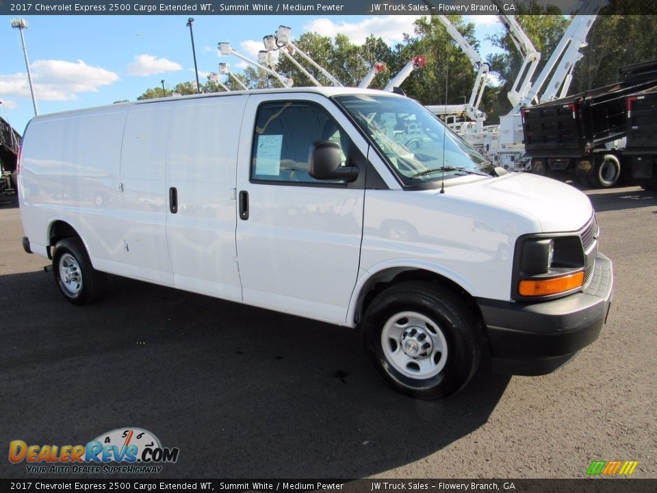 2017 Chevrolet Express 2500 Cargo Extended WT Summit White / Medium Pewter Photo #4