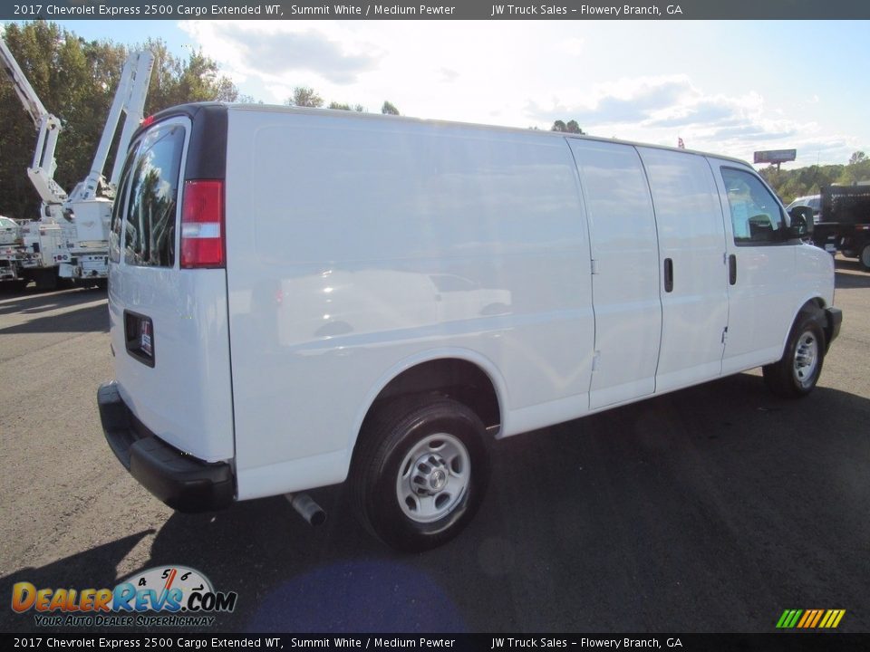 2017 Chevrolet Express 2500 Cargo Extended WT Summit White / Medium Pewter Photo #6