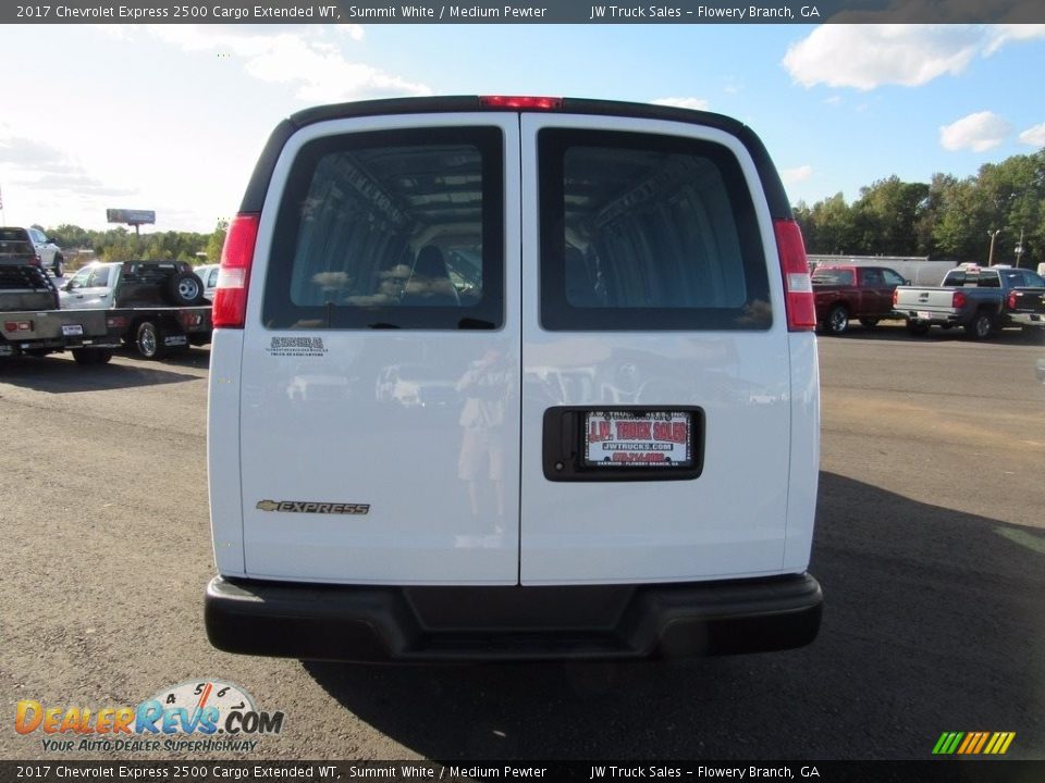 2017 Chevrolet Express 2500 Cargo Extended WT Summit White / Medium Pewter Photo #7