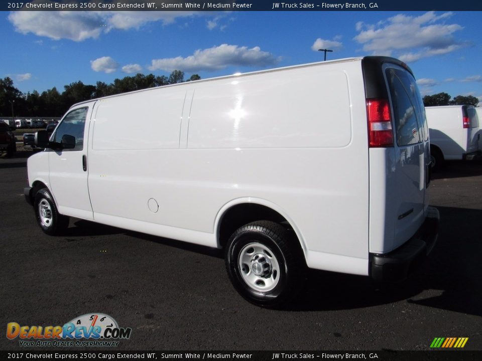 2017 Chevrolet Express 2500 Cargo Extended WT Summit White / Medium Pewter Photo #8