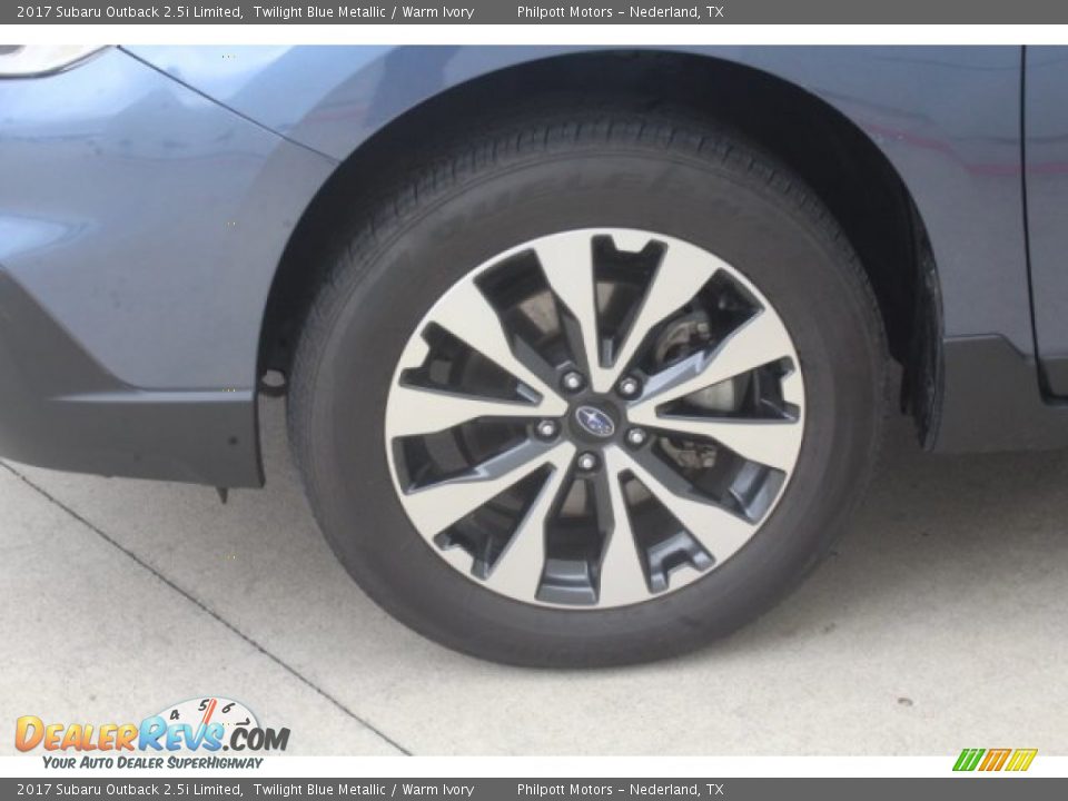 2017 Subaru Outback 2.5i Limited Twilight Blue Metallic / Warm Ivory Photo #5