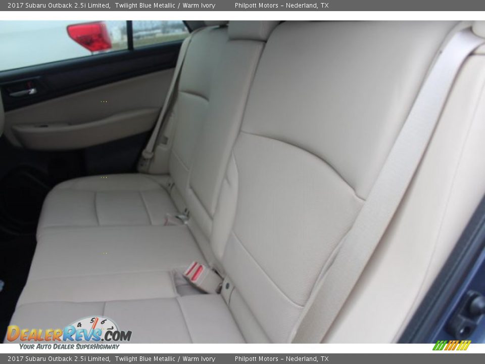 2017 Subaru Outback 2.5i Limited Twilight Blue Metallic / Warm Ivory Photo #18