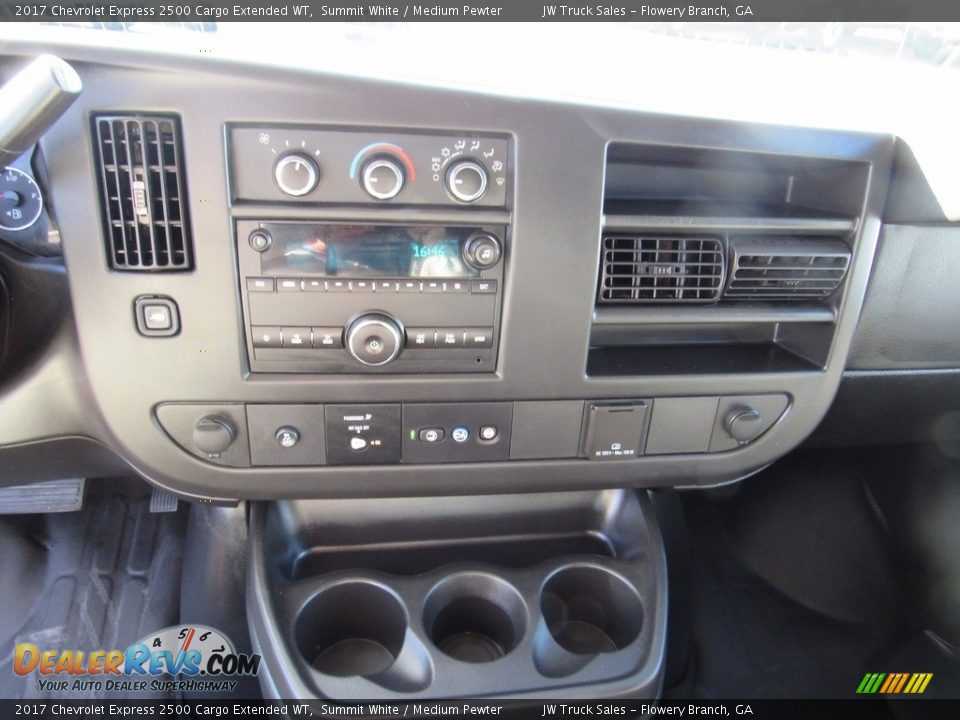 2017 Chevrolet Express 2500 Cargo Extended WT Summit White / Medium Pewter Photo #17