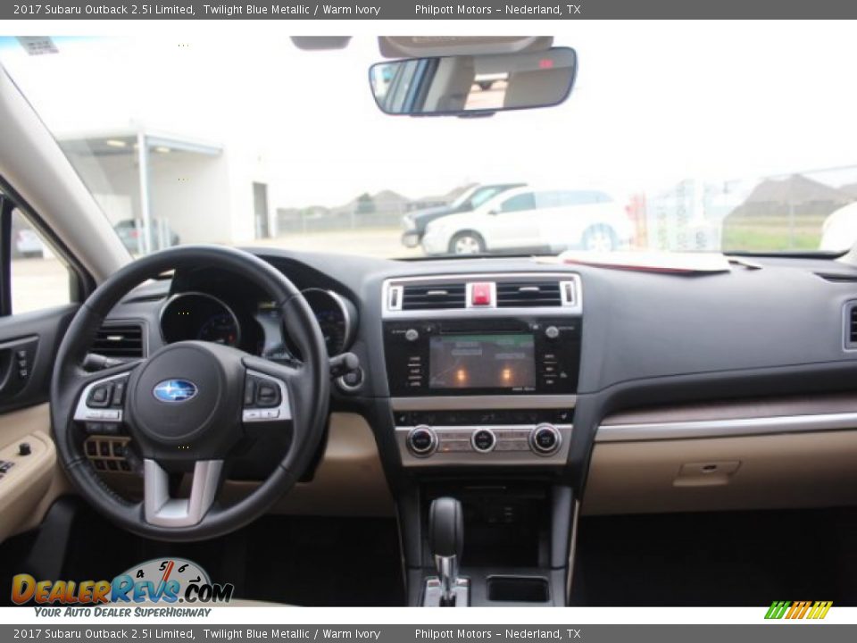 2017 Subaru Outback 2.5i Limited Twilight Blue Metallic / Warm Ivory Photo #19