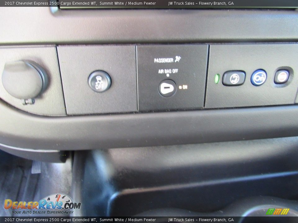 2017 Chevrolet Express 2500 Cargo Extended WT Summit White / Medium Pewter Photo #19
