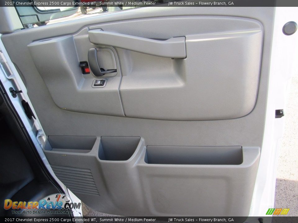 2017 Chevrolet Express 2500 Cargo Extended WT Summit White / Medium Pewter Photo #25