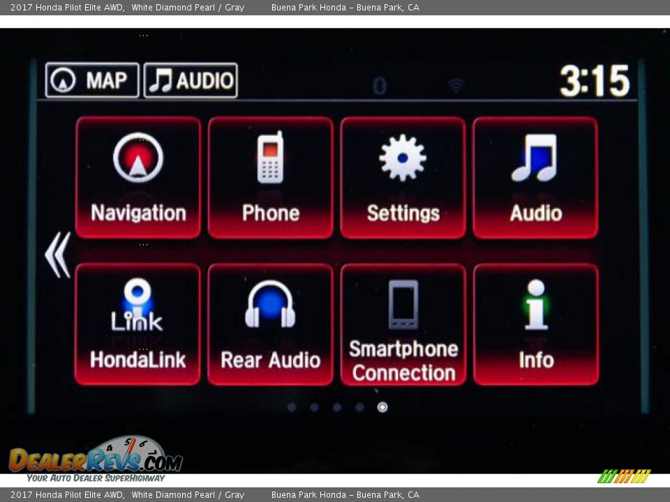 2017 Honda Pilot Elite AWD White Diamond Pearl / Gray Photo #28