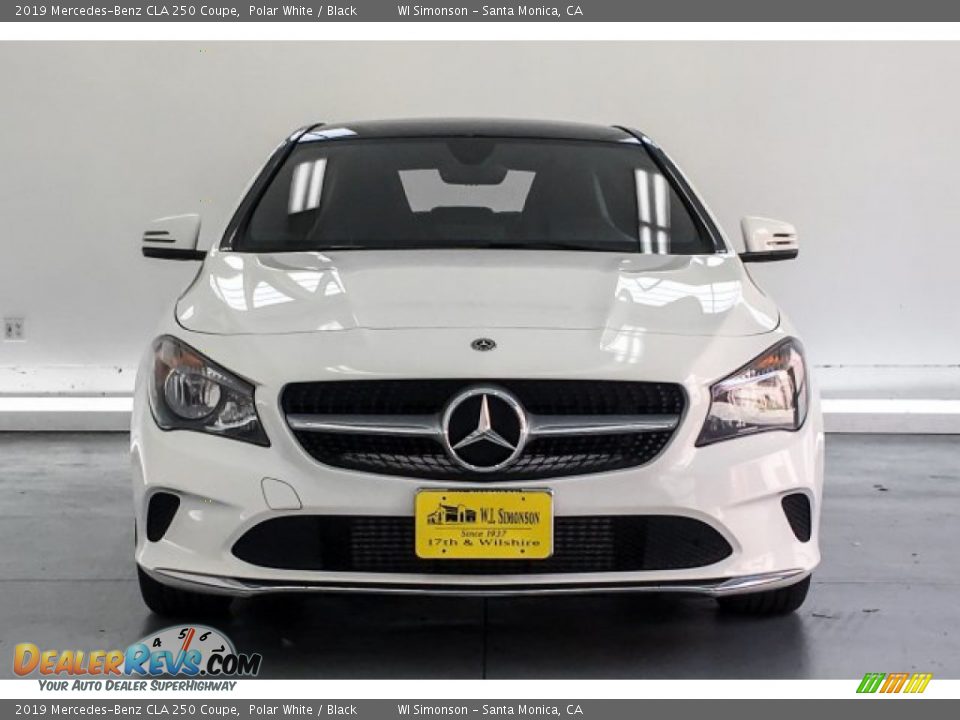 2019 Mercedes-Benz CLA 250 Coupe Polar White / Black Photo #2