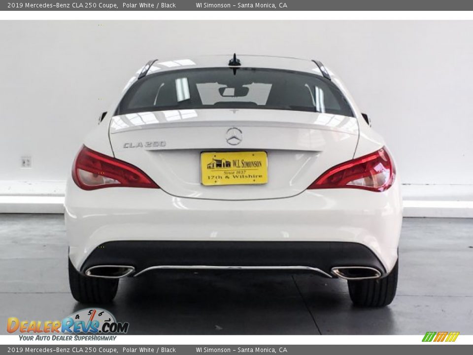 2019 Mercedes-Benz CLA 250 Coupe Polar White / Black Photo #3