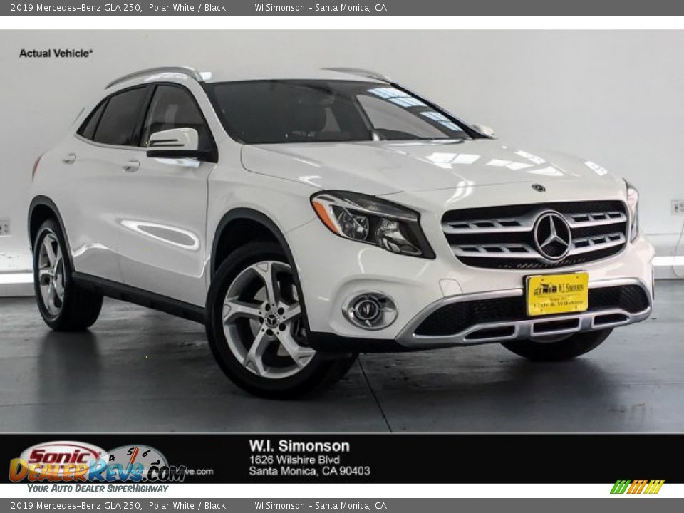 2019 Mercedes-Benz GLA 250 Polar White / Black Photo #1