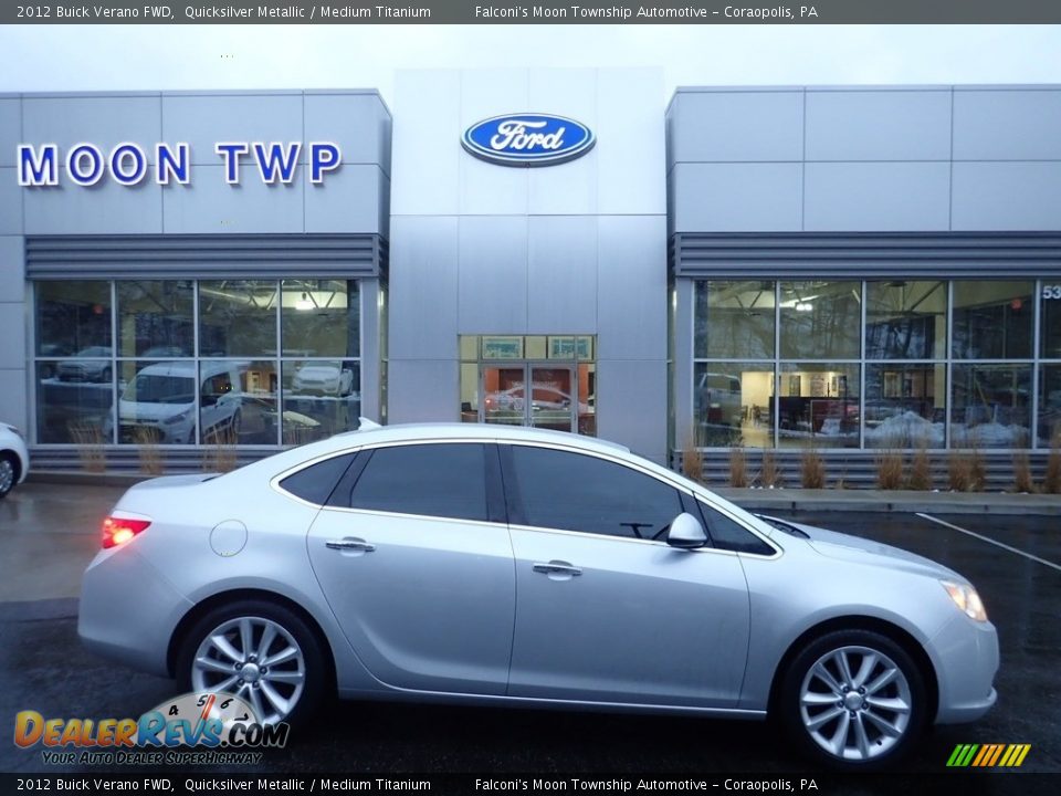 2012 Buick Verano FWD Quicksilver Metallic / Medium Titanium Photo #1