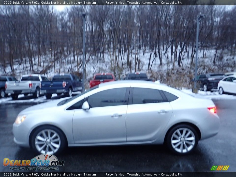 2012 Buick Verano FWD Quicksilver Metallic / Medium Titanium Photo #5