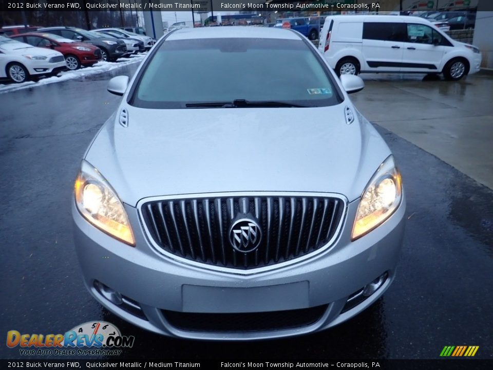 2012 Buick Verano FWD Quicksilver Metallic / Medium Titanium Photo #7