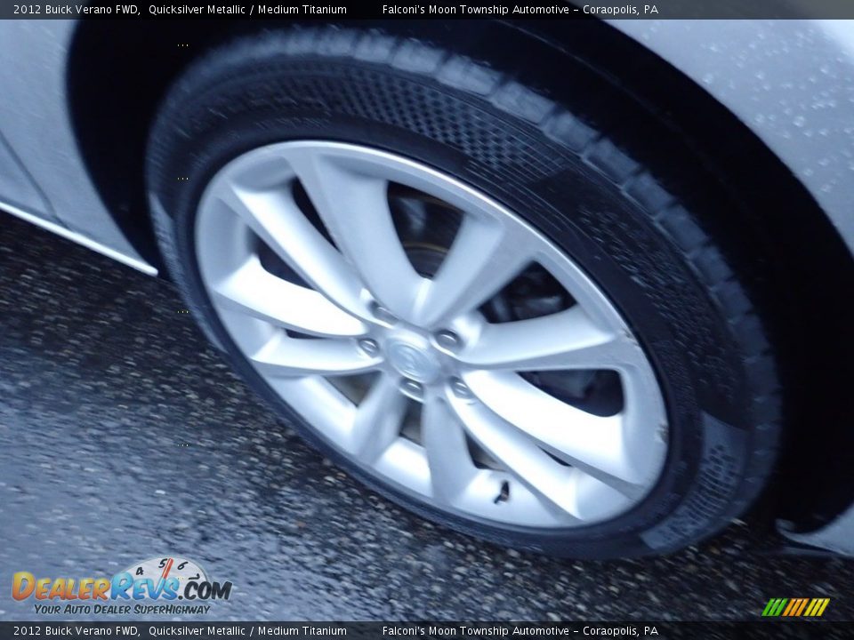 2012 Buick Verano FWD Quicksilver Metallic / Medium Titanium Photo #9