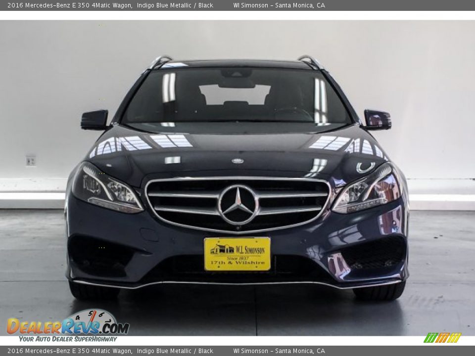 2016 Mercedes-Benz E 350 4Matic Wagon Indigo Blue Metallic / Black Photo #2