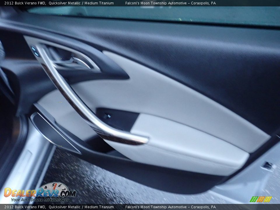 2012 Buick Verano FWD Quicksilver Metallic / Medium Titanium Photo #12