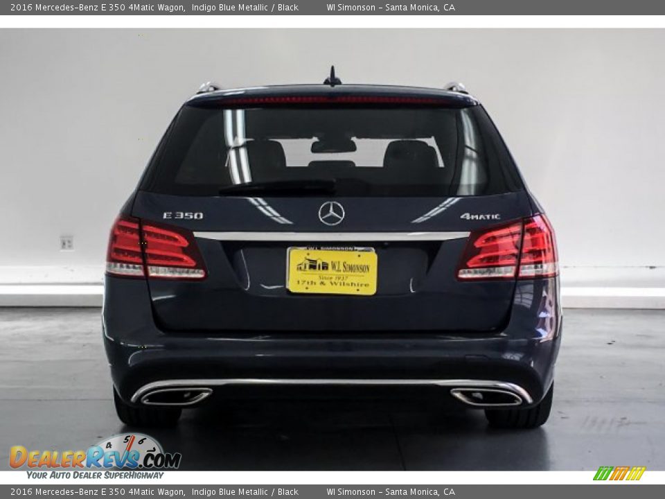 2016 Mercedes-Benz E 350 4Matic Wagon Indigo Blue Metallic / Black Photo #3