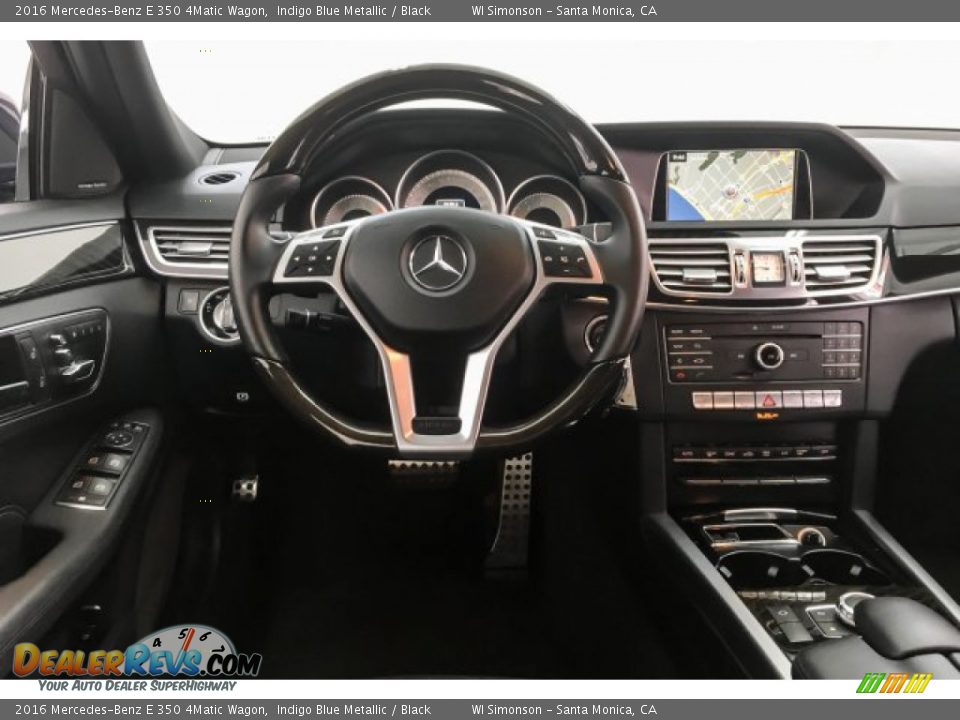 2016 Mercedes-Benz E 350 4Matic Wagon Indigo Blue Metallic / Black Photo #4