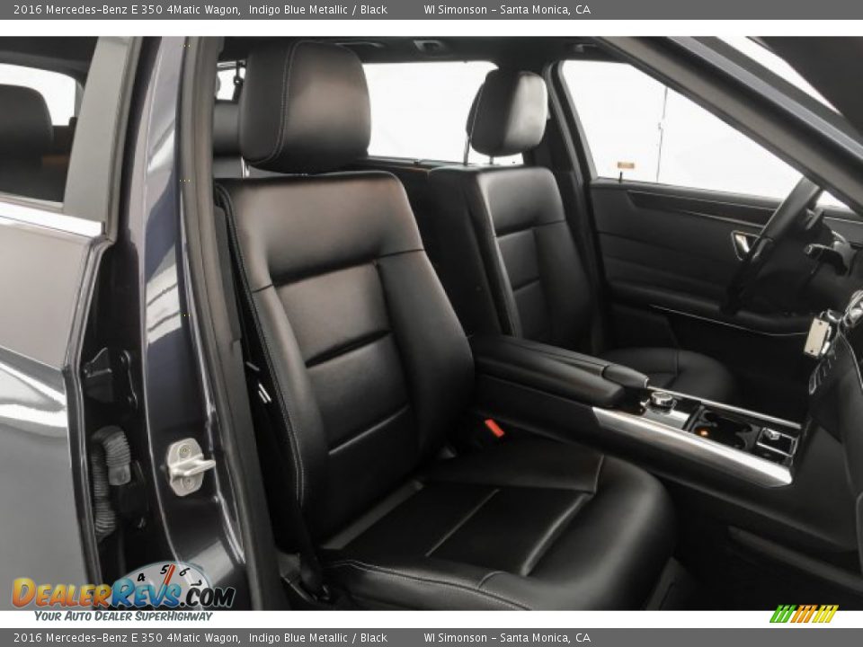 2016 Mercedes-Benz E 350 4Matic Wagon Indigo Blue Metallic / Black Photo #6