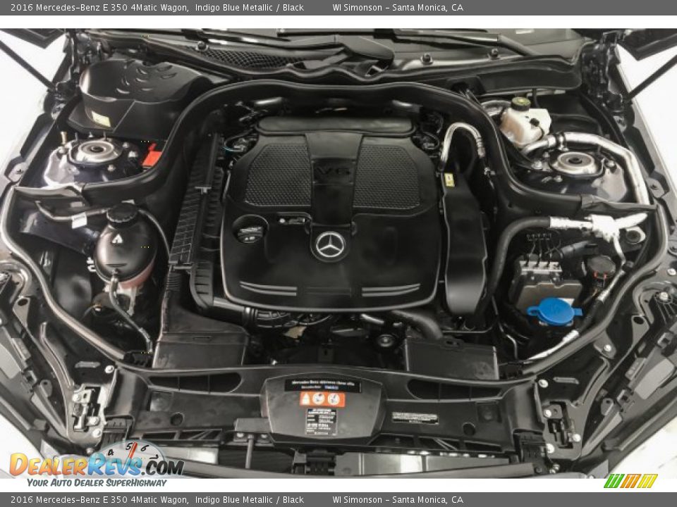 2016 Mercedes-Benz E 350 4Matic Wagon Indigo Blue Metallic / Black Photo #9