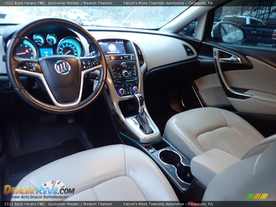 2012 Buick Verano FWD Quicksilver Metallic / Medium Titanium Photo #17