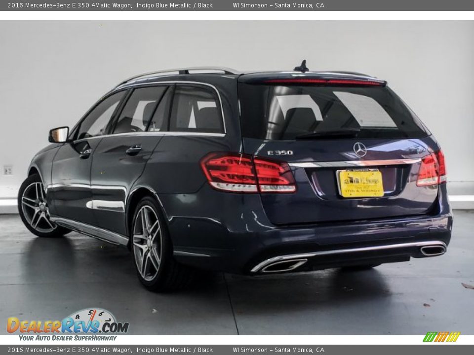 2016 Mercedes-Benz E 350 4Matic Wagon Indigo Blue Metallic / Black Photo #10