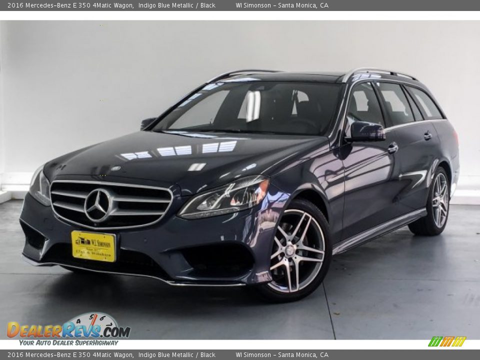 2016 Mercedes-Benz E 350 4Matic Wagon Indigo Blue Metallic / Black Photo #12