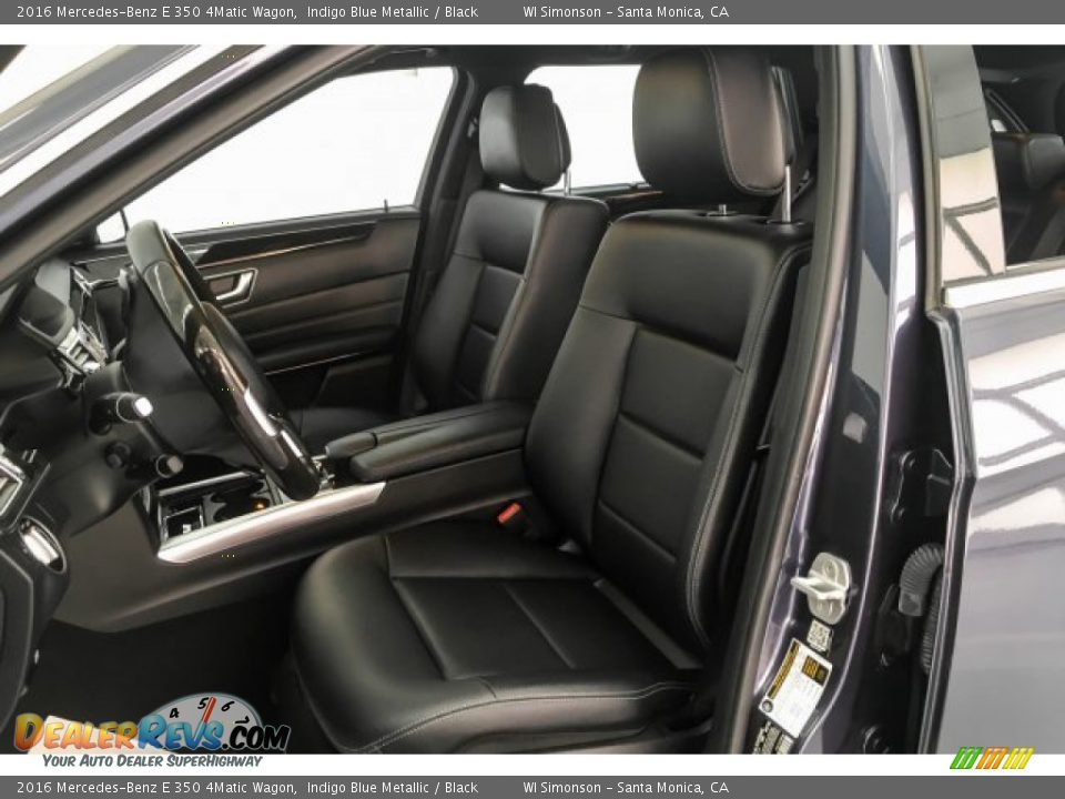 2016 Mercedes-Benz E 350 4Matic Wagon Indigo Blue Metallic / Black Photo #15
