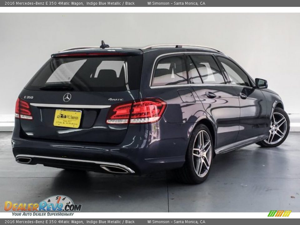 2016 Mercedes-Benz E 350 4Matic Wagon Indigo Blue Metallic / Black Photo #16