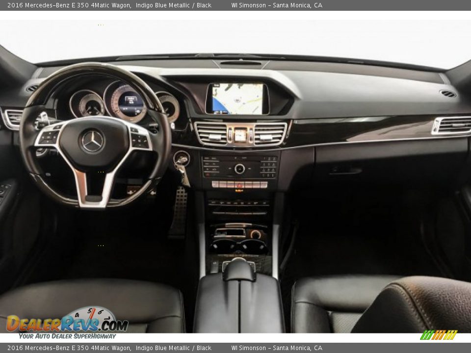 2016 Mercedes-Benz E 350 4Matic Wagon Indigo Blue Metallic / Black Photo #18