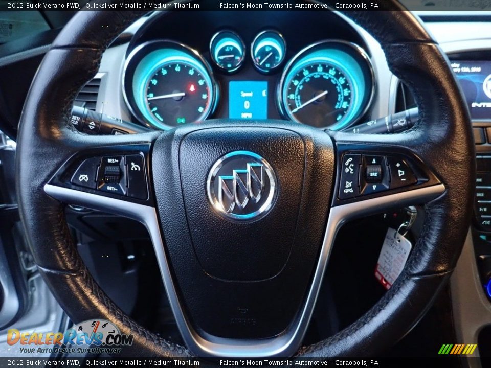 2012 Buick Verano FWD Quicksilver Metallic / Medium Titanium Photo #23