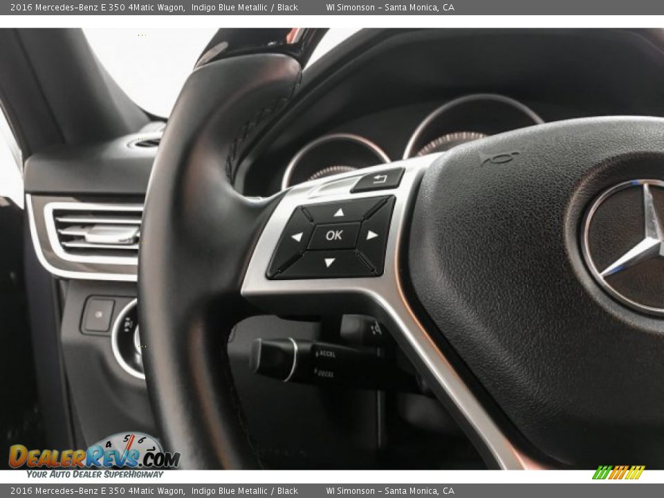 2016 Mercedes-Benz E 350 4Matic Wagon Indigo Blue Metallic / Black Photo #19
