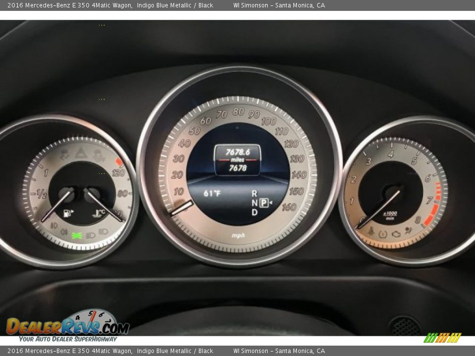 2016 Mercedes-Benz E 350 4Matic Wagon Indigo Blue Metallic / Black Photo #21