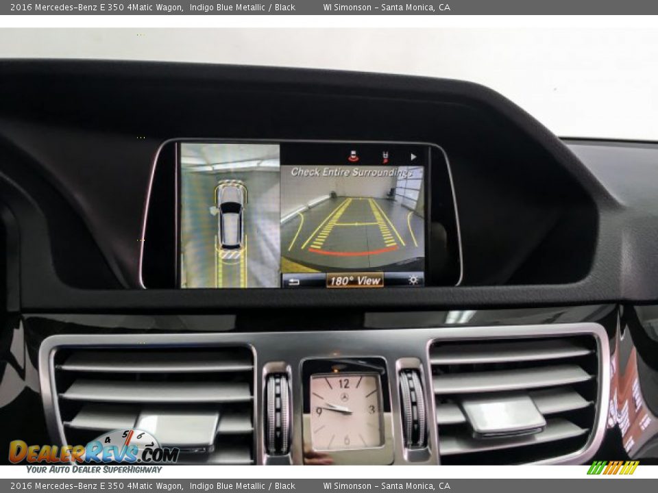 2016 Mercedes-Benz E 350 4Matic Wagon Indigo Blue Metallic / Black Photo #22