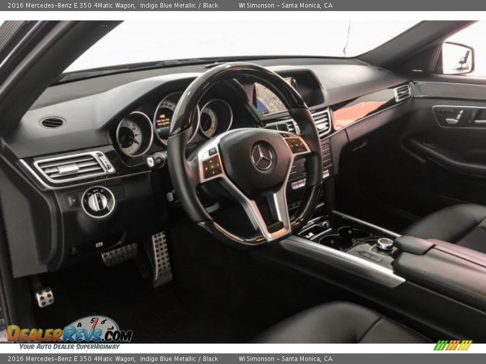 2016 Mercedes-Benz E 350 4Matic Wagon Indigo Blue Metallic / Black Photo #23