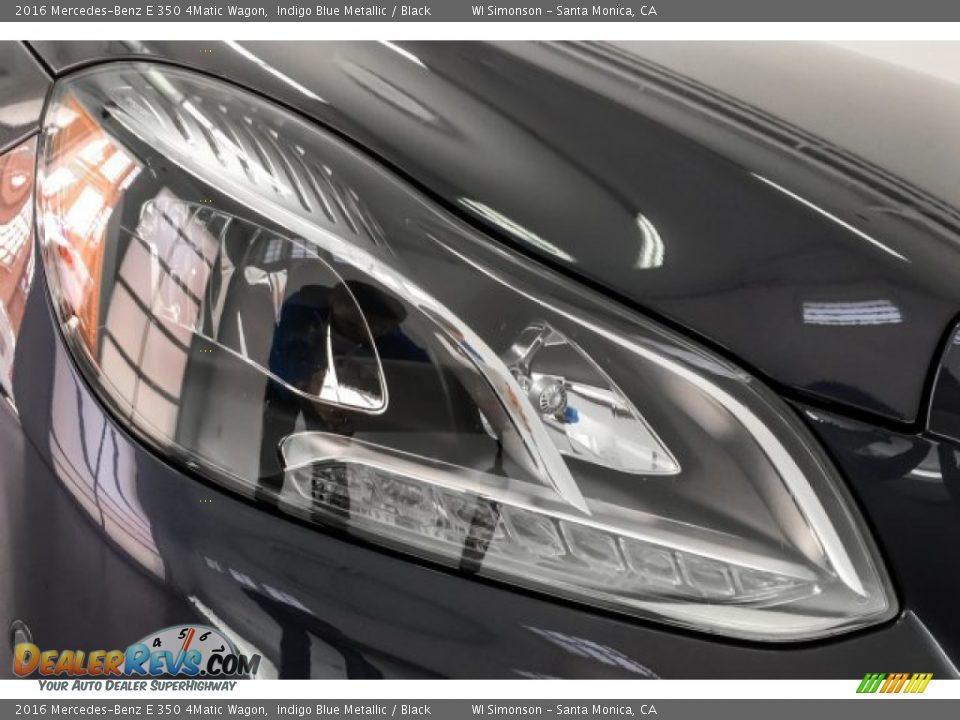 2016 Mercedes-Benz E 350 4Matic Wagon Indigo Blue Metallic / Black Photo #33