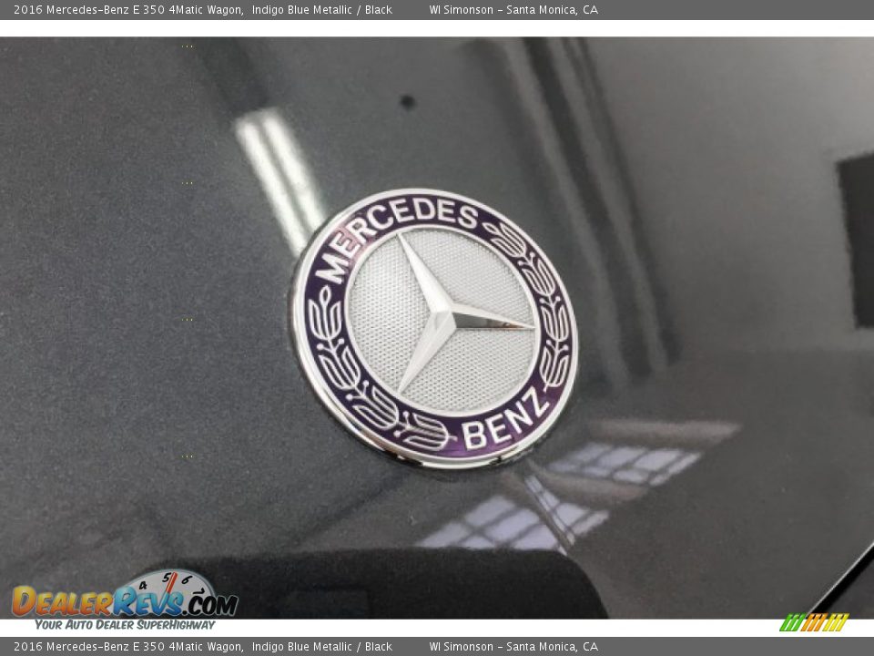 2016 Mercedes-Benz E 350 4Matic Wagon Indigo Blue Metallic / Black Photo #34