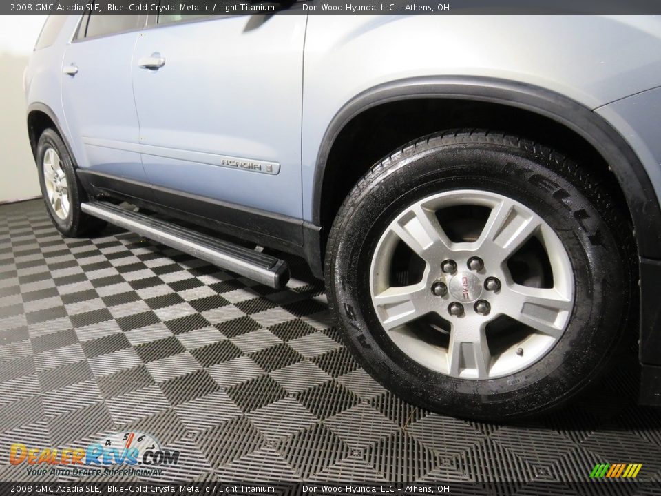 2008 GMC Acadia SLE Blue-Gold Crystal Metallic / Light Titanium Photo #2