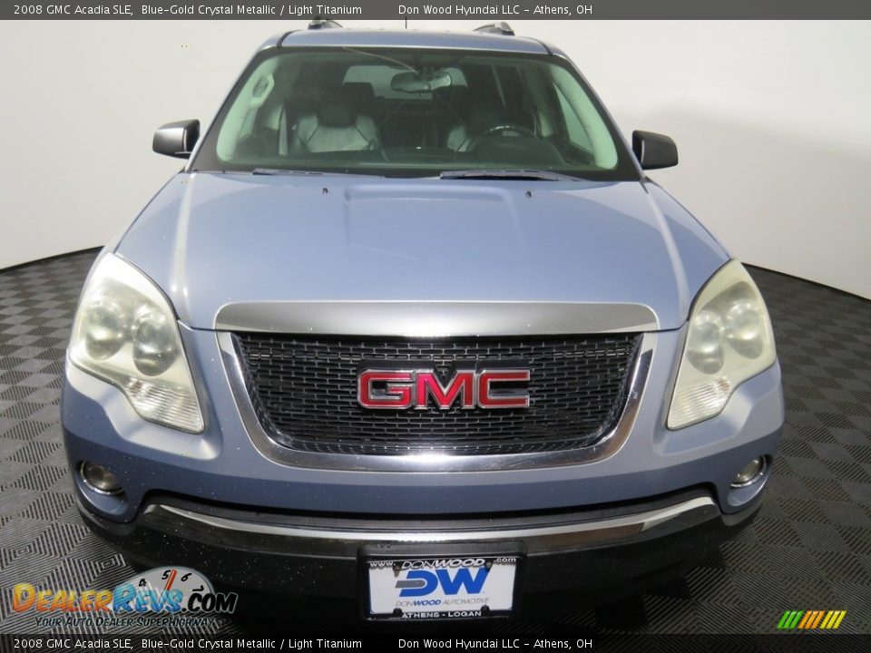 2008 GMC Acadia SLE Blue-Gold Crystal Metallic / Light Titanium Photo #5