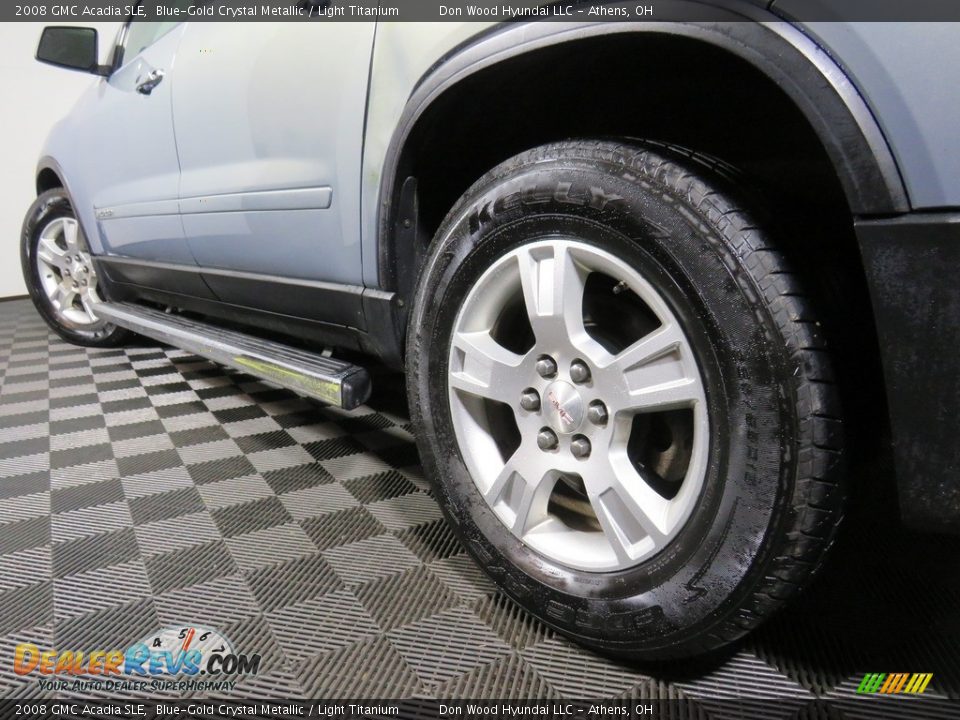 2008 GMC Acadia SLE Blue-Gold Crystal Metallic / Light Titanium Photo #11