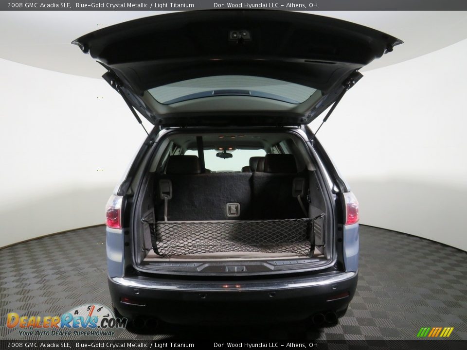 2008 GMC Acadia SLE Blue-Gold Crystal Metallic / Light Titanium Photo #15
