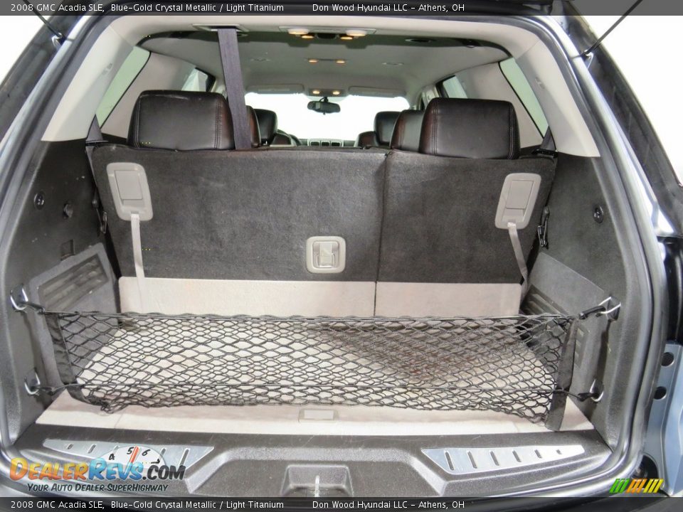 2008 GMC Acadia SLE Blue-Gold Crystal Metallic / Light Titanium Photo #16