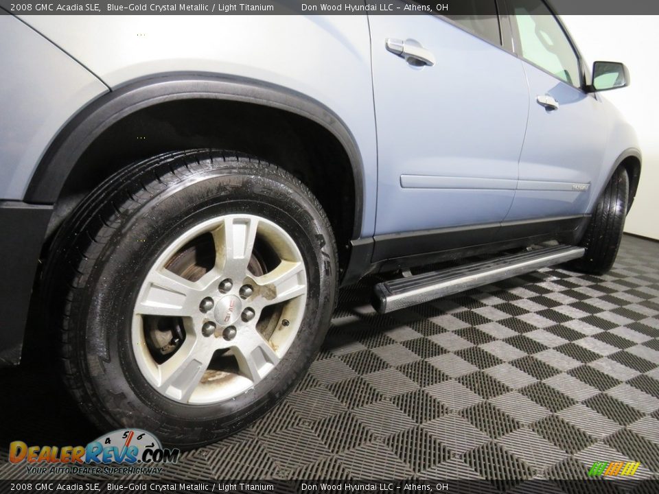 2008 GMC Acadia SLE Blue-Gold Crystal Metallic / Light Titanium Photo #20