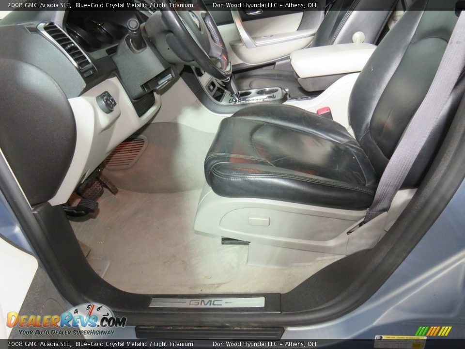 2008 GMC Acadia SLE Blue-Gold Crystal Metallic / Light Titanium Photo #22