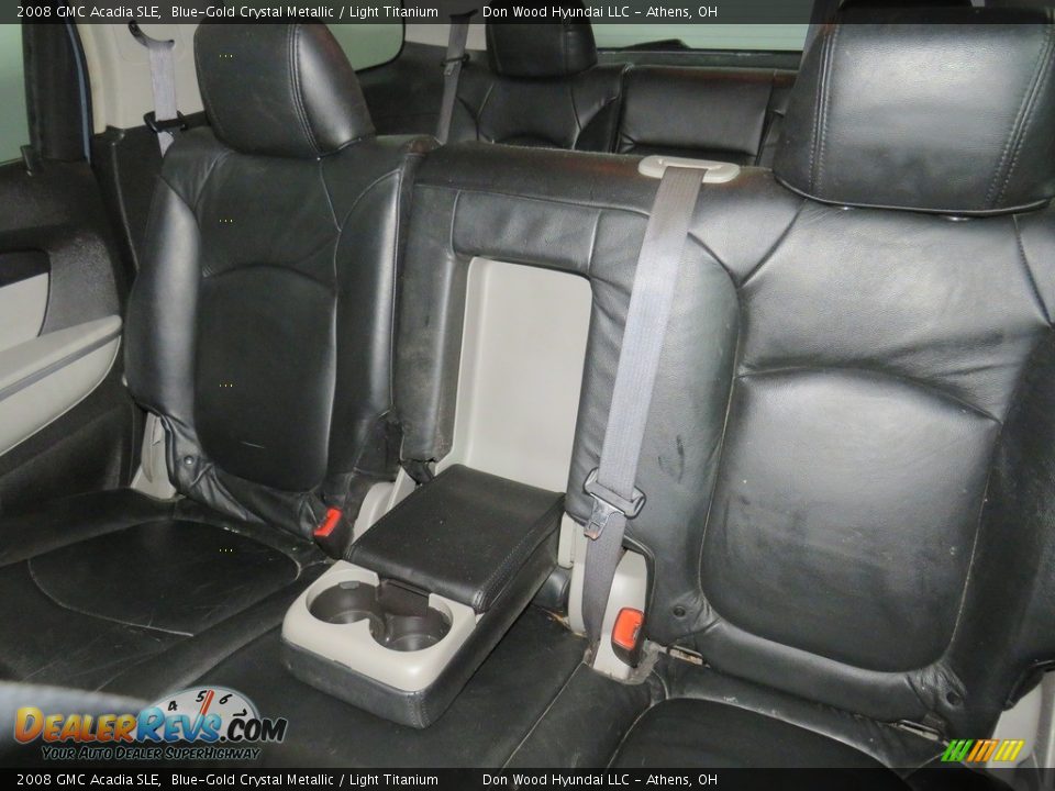 2008 GMC Acadia SLE Blue-Gold Crystal Metallic / Light Titanium Photo #24