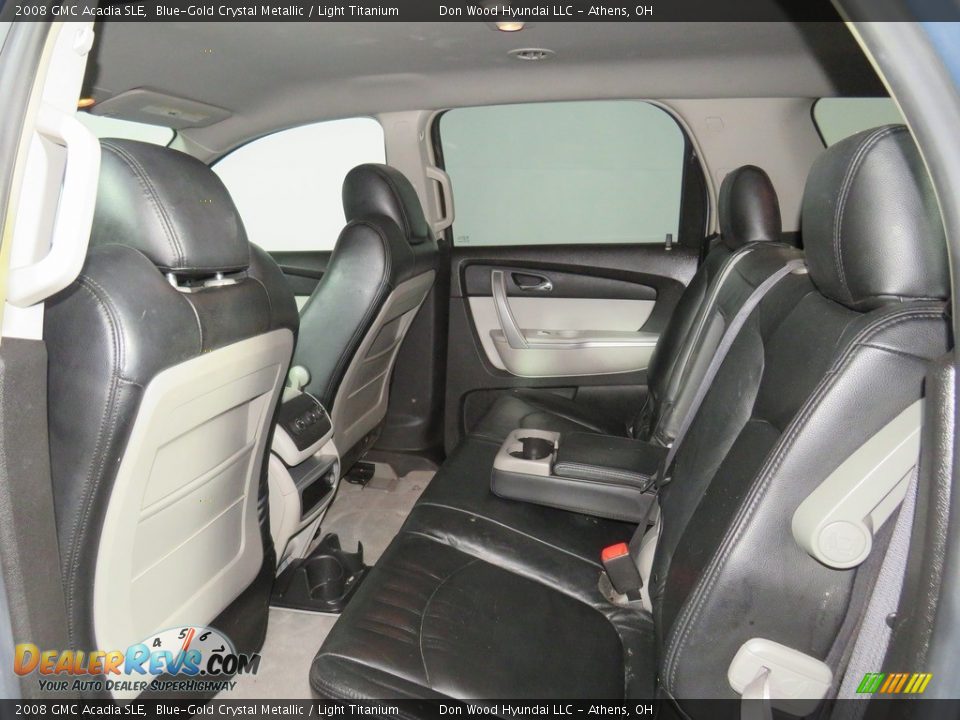 2008 GMC Acadia SLE Blue-Gold Crystal Metallic / Light Titanium Photo #26