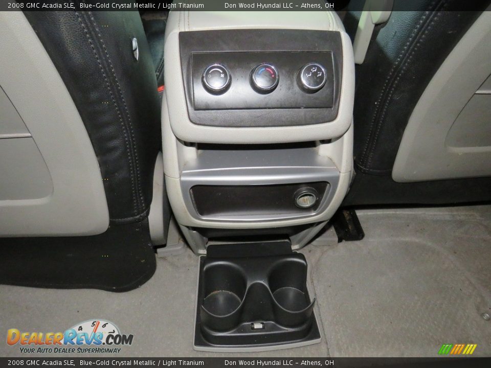 2008 GMC Acadia SLE Blue-Gold Crystal Metallic / Light Titanium Photo #27