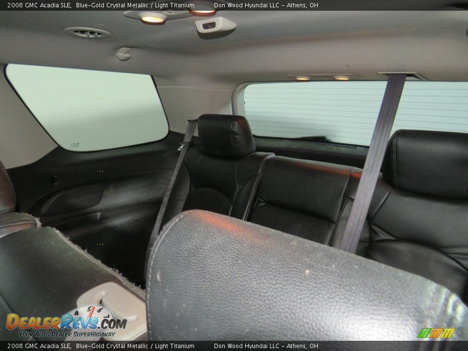 2008 GMC Acadia SLE Blue-Gold Crystal Metallic / Light Titanium Photo #29