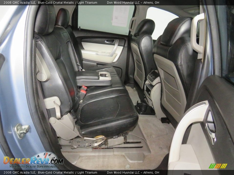 2008 GMC Acadia SLE Blue-Gold Crystal Metallic / Light Titanium Photo #31